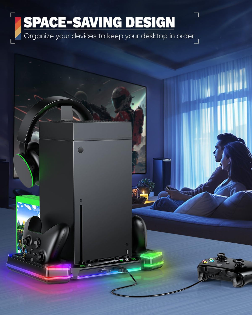 Xbox Series X Fan & Controller Dock