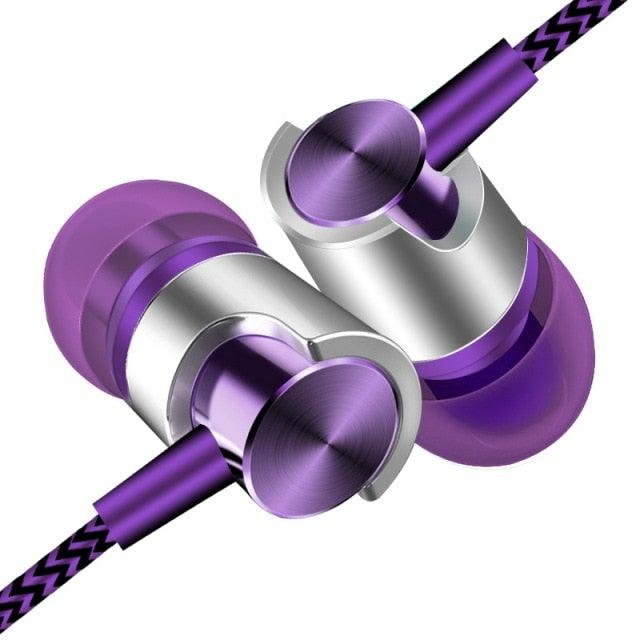 Comfortable Colorful Wired Headphone With Mic Wired Sports Bass Stereo Earphone Volume Control Hands Free In-ear For Smartphones in-Ear Headphones With Microphone 3.5mm Wired Earbuds For Gaming
